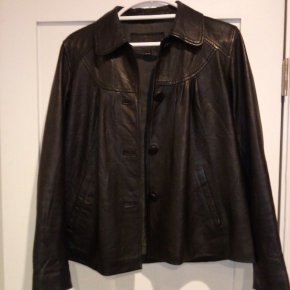 Lamb skin leather jacket - Picture 1 of 5